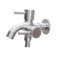 thumbnail image 4 of veasfak Washing Machine Faucet Double Spout Double Handle Sink Water Tap Replacement Round and Pointed, 4 of 9