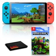 Nintendo Switch OLED Neon Blue/Red with Minecraft Game - Walmart.ca