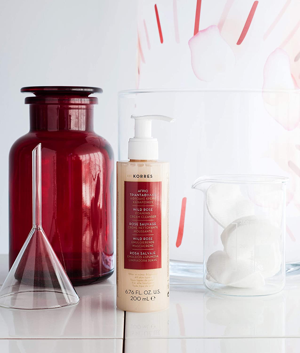 KORRES Wild Rose Foaming Cream Cleanser