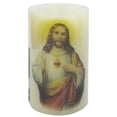 thumbnail image 1 of Mainstays 5" Unscented LED Wax Pillar Candle - Sacred Heart, 1 of 5