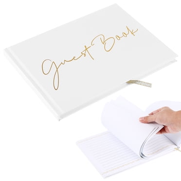 SHISUYAN Wedding Guest Book Wedding Reception 7x9.24inch Linen Guest Book Album For Wedding Bridal Shower Graduation