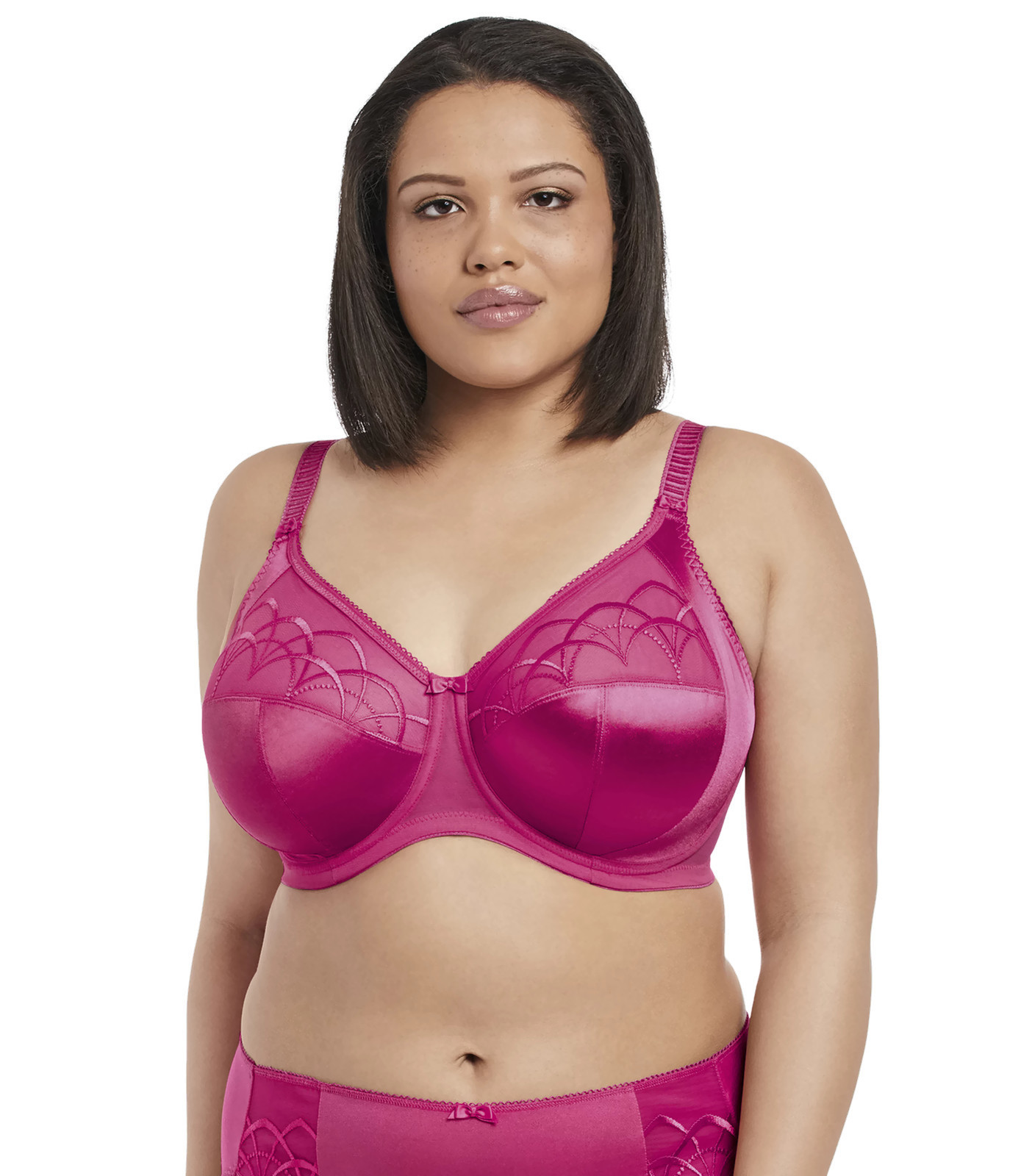 Elomi Soutien-Gorge à Armatures pour Femmes, Bonnets Pleins, 40G, Rose Vif