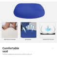thumbnail image 4 of BestOffice Ergonomic Office Chair, Adjustable Swivel Rolling Task Chair with Armrests & Lumbar Support, Mesh, Blue, 4 of 7