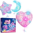 thumbnail image 1 of Joyfy 3D String Art Craft Kit for Kids, 3-Pack Light Up String Light with 30 Multi-Colored LED Bulbs, Arts and Crafts Set, Christmas Toys Birthday Gifts for Girls Age 6 7 8 9 10 11 12, 1 of 10