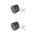thumbnail image 3 of maskred Portable Case Retainer Braces Storage Box Mouth Guard Seal Transparent Plastic with Partition Holder for Travel Home Gray S 2Set, 3 of 6