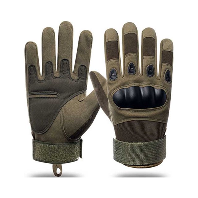 Maoww 1 Paire de Gants Respirants Ajustables pour la Pratique, le Cyclisme, la Protection des Mains, la Randonnée, la Chasse, le Randonnée Vert m