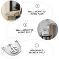 thumbnail image 5 of KAKOWELY Support Audio Mural Compatible pour HomePod mini Haut-Parleur Intelligent 5.83"X5.43"X1.61 Pouces, 5 of 5