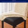 thumbnail image 4 of Subrtex Dining Chair Slipcovers Jacquard Damask Washable Chair Cover, 4 of 6