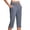 Blue, variant on Bocqde Capri Pants for Women, Summer Casual Pull On Womens Capris with Pockets, Women's Casual Pants & Capris, Ladies Capris