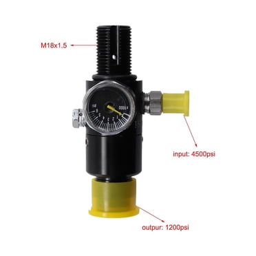 Air tank regulator # 4500psi HPA 1200Psi M18 * 1.5 output PCP pressure # regulator/ -
