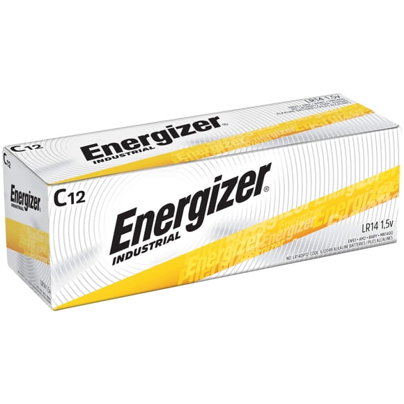 Energizer EN93 Industrial C 12 Alkaline Batteries