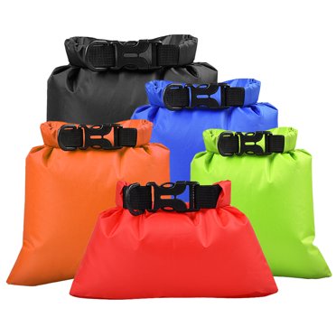 Amdohai 5 Pcs Outdoor Waterproof Storage Bags Dry Sacks Smartphone Camera Storage Bags for Drifting Water Sports