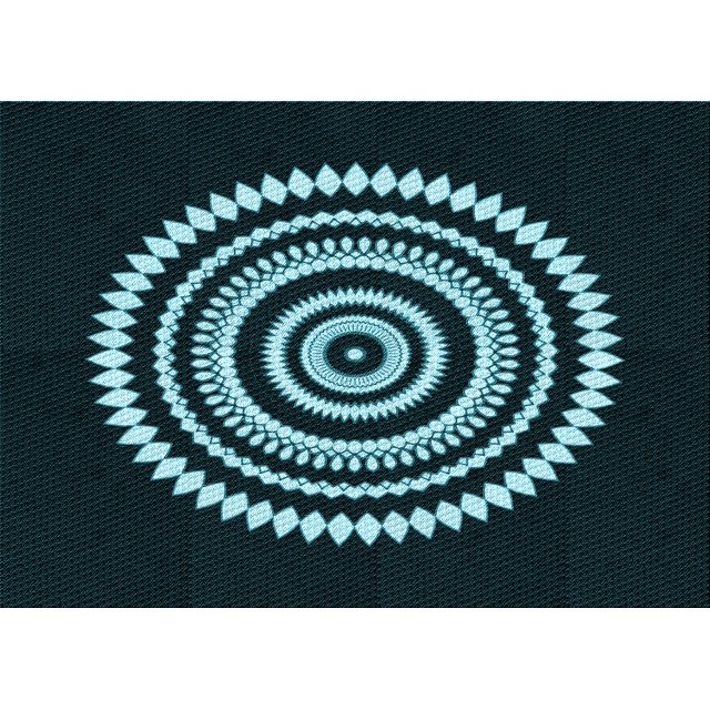 Ahgly Company Machine Washable Indoor Rectangle Transitional Deep-Sea Green Area Rugs, 7' x 10'