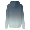 thumbnail image 4 of Timegard Sweatshirts for Women Plus Size Zipper Hoodies Pullover Gradient Color Fall Casual Loose Tops, 4 of 4