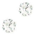 thumbnail image 1 of mmirethe Unique Style Round Wall Clock Timeless For Any Space Durable Construction Decorative Wall Clock As Shown type 7 2Set, 1 of 6