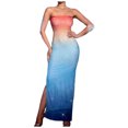 thumbnail image 2 of UPPADA Robe Cocktail à Col Rond pour Femmes Robe Queue de Poisson Robe Cocktail Sans Manches Robe Formelle Évasée Robe d'Invitée de Mariage Robe Cocktail Moulante jusqu'à 40 % de Rabais, 2 of 4