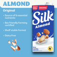 thumbnail image 3 of Silk Almond Milk Alternative, Original, Dairy Free, Shelf Stable, 3 of 8