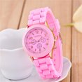 thumbnail image 1 of TIMIFIS Watches for Women Fashion Silicone Three Eyes Candy Color Ladies Round Watch ummer, 1 of 1