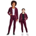 thumbnail image 3 of George Girls' Velour Full Zip Hoodie, 3 of 6