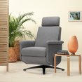 thumbnail image 1 of Costway Massage Recliner Chair Vibrating Sofa w/ Remote Control&Adjustable Headrest Grey, 1 of 10