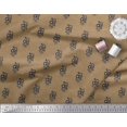thumbnail image 2 of Soimoi polyester Crepe Fabric Dot & Floral Artistic Print Sewing Fabric Yard 52 Inch Wide, 2 of 5