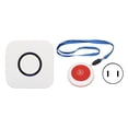 thumbnail image 2 of Caregiver Pager, 4Volume Long Range SOS Alert Button, Portable Waterproof Call Button Nurse Alert System for Medical Staff Patients Elderly Pregnant Women, 2 of 7