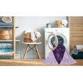 thumbnail image 2 of Ahgly Company Machine Washable Indoor Round Transitional Purple Iris Purple Area Rugs, 7' Round, 2 of 7