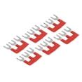 thumbnail image 3 of Fork Type Terminal Strips, Copper Conductor Jumper Block Terminal Strips Flame Retardant Red  For Household Appliances TB 1503, 3 of 8