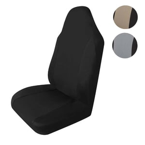 Tirol New Universal Car Seat Cover Single Pack Durable Car Seat Cover Black/Beige/Gray