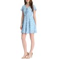 thumbnail image 1 of INSPIRE CHIC Robe en Mousseline à Lacets à Fleurs pour Femme, 1 of 6