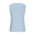 thumbnail image 4 of Yuyuzo Tank Tops for Women Sleeveless Shirts Scoop Neck Going out Tops Ribbed Knit Slim Fitted Basic Tees, 4 of 5