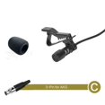 thumbnail image 1 of Black Lavalier Lapel Microphone 3.5mm XLR 3-Pin XLR 4-Pin for Wireless System, 1 of 5