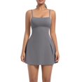 thumbnail image 4 of LOVZFMLL Robe Ample à Col Rond pour Femme Gris Foncé L, 4 of 8