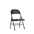 thumbnail image 1 of HERCULES Series Double Braced Black Metal Folding Chair, 1 of 9