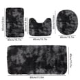 thumbnail image 3 of Ycandiee Bathroom Mat Set, Bathroom Rug Set 4 Piece, Soft Absorbent Microfiber Bath Mats and U-Shaped Contour Toilet Rug, Non-Slip, Machine Wash Dry, Plush Shaggy Bath Mats for Bathroom, 3 of 7