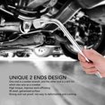 thumbnail image 3 of Tire Lug Wrench, Easy Grasp L Shaped Hexagonal Car Wheel Nut Wrench  For Vehicle Maintenance, 3 of 8