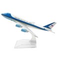 thumbnail image 1 of Air Force One Modèle 747 Modèle d'Avion Spécial 16 cm Modèle d'Aéronef de Simulation Modèle d'Aviation pour Boeing, 1 of 5