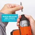thumbnail image 3 of BLACK+DECKER 20V MAX* Lithium-Ion 1/4 in. Cordless Impact Driver Kit, 3 of 8