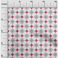 thumbnail image 1 of oneOone Cotton Silk Fabric Square & Triangle Geometric Fabric Prints By Yard 42 Inch Wide, 1 of 4