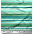 thumbnail image 1 of Soimoi Poly Georgette Fabric Horizontal Stripe Printed Fabric 1 Yard 42 Inch Wide, 1 of 5