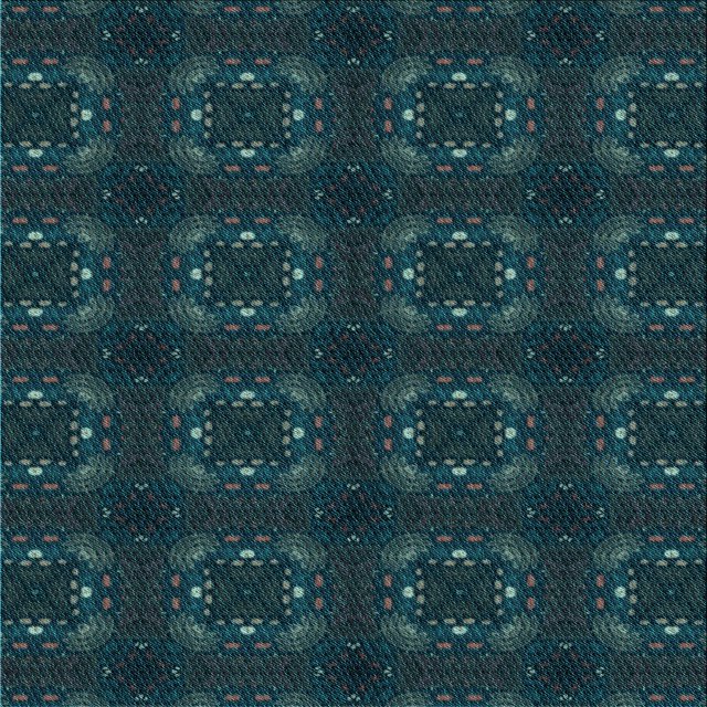 Ahgly Company Tapis d'Intérieur Lavable à la Machine, Carré, Transitionnel, Vert Sarcelle, Tapis de Zone, 8 Pieds Carré