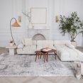 thumbnail image 3 of Rug Branch Atlas Scandinavian Indoor Area Rug, Grey Beige, Distressed - Living Room, Bedroom, Dining Room, and Kitchen, 3 of 8