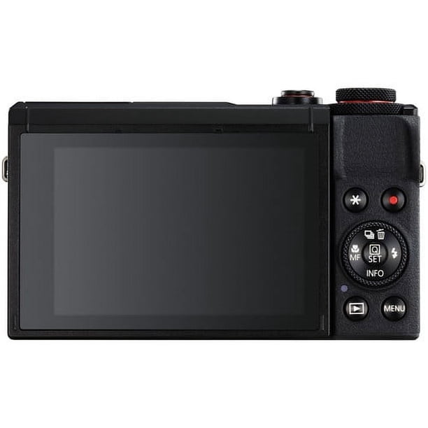 Canon PowerShot G7 X Mark III Camera 20.1MP 4K Black Bundle Dual