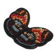 thumbnail image 4 of GUOOL Embroidered Butterfly Sequin Beaded Patches Appliques DIY Craft Orange+Red, 4 of 7