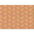 thumbnail image 1 of Ahgly Company Tapis d'Intérieur Lavables en Machine Rectangle Transitionnel Jaune Orange, 4' x 6', 1 of 7