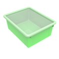 thumbnail image 1 of Storex Plateau de Rangement Profond avec Couvercle, Format Lettre, 10 x 13 x 5 Pouces, Vert, Lot de 5, 1 of 1