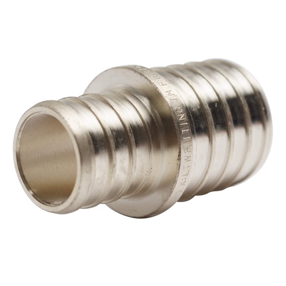 LTWFITTING LF Brass PEX Crimp Fitting 3/4-Inch x 1-Inch PEX Reducing Coupling (Pack of 25)