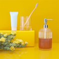 thumbnail image 1 of SuChun Blue Juice Large Capacity Glass Style Soap Dispenser Bottle Refillable Cosmetic Lotion Container For Shampoo Body Wash And Lotion And Design For Home Clear, 1 of 4