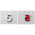 thumbnail image 3 of 60mm Self Adhesive Home Door Number Sign Modern House Hotel Room Numerals, 3 of 8