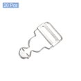 thumbnail image 3 of Unique Bargains Overall Buckles, 20 Pack Retro Metal Suspender Replacement Buckles 25mm, 3 of 5
